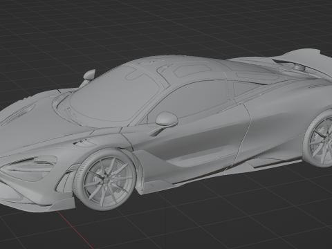 McLaren 765LT 3D 모델