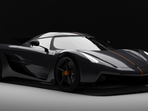 Koenigsegg Jesko Absolut 3D Модель