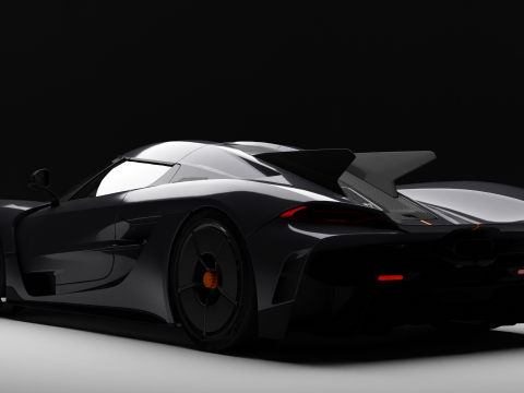 Koenigsegg Jesko Absolut 3D Модель