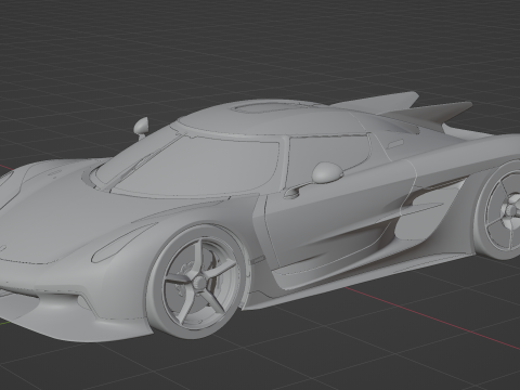 Koenigsegg Jesko Absolut 3D Модель