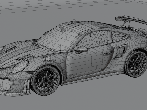 Porsche 911 GT2RS Model 3D