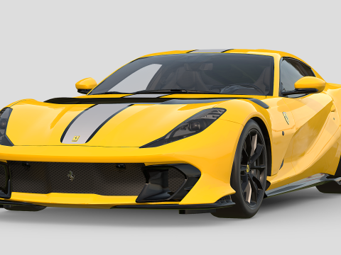 Ferrari 812 Competizione 3D Model