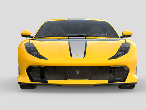 Ferrari 812 Competizione 3D Модель