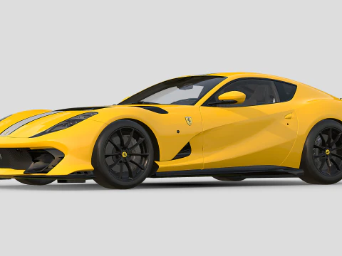 Ferrari 812 Competizione 3D Model