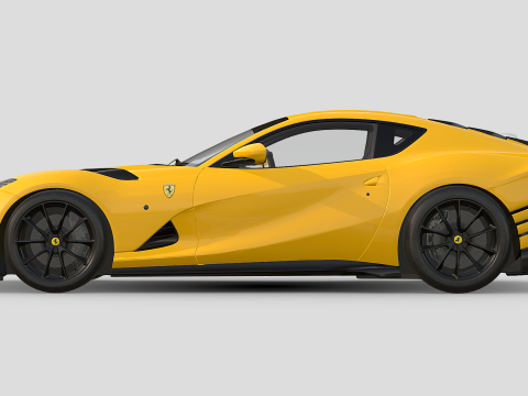 Ferrari 812 Competizione 3D Модель