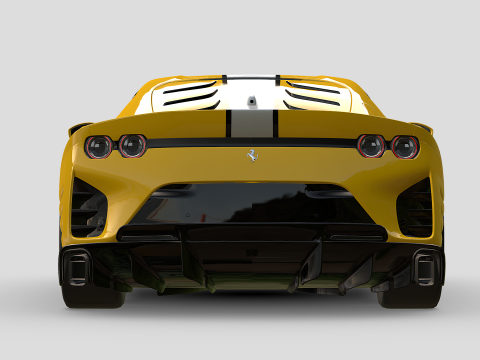 Ferrari 812 Competizione 3D Модель