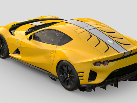 Ferrari 812 Competizione 3D Модель