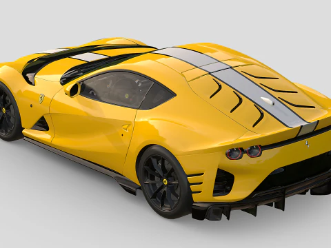 Ferrari 812 Competizione 3D Model