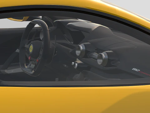 Ferrari 812 Competizione 3D Model