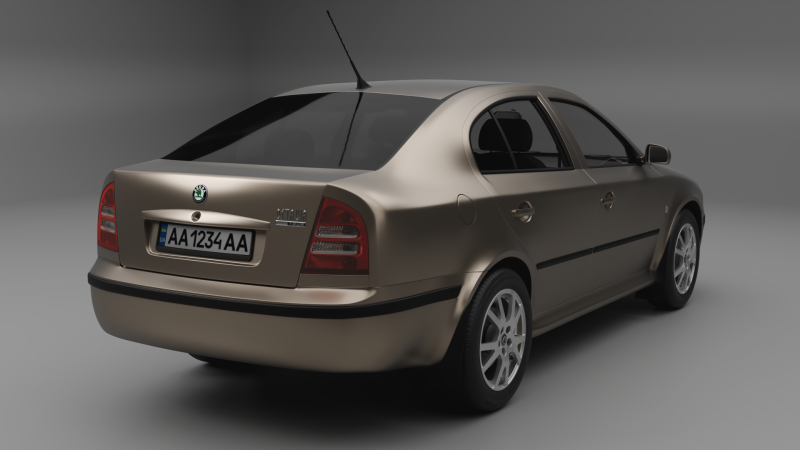 Skoda Octavia Tour 2009 3D Model .c4d .max .obj .3ds .fbx .stl .blend 