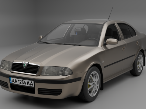 Skoda Octavia Tour 2009 3D Model