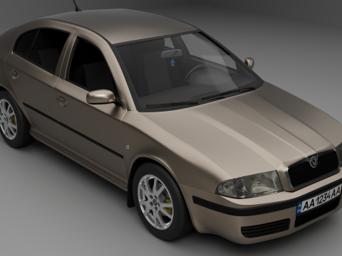 Skoda Octavia Tour 2009 3D Model