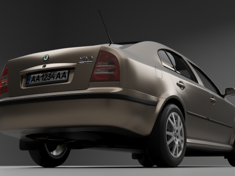 Skoda Octavia Tour 2009 3D Model