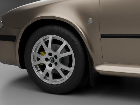 Skoda Octavia Tour 2009 3D Model