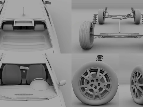 Skoda Octavia Tour 2009 3D Model