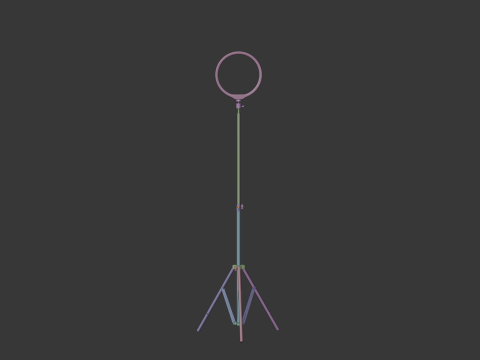 LED tripod 3Dモデル