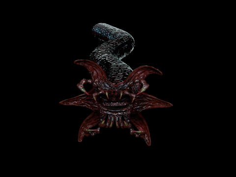 Octalus tentacle Modello 3D