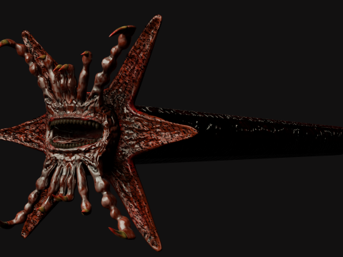 Octalus tentacle 3D 모델