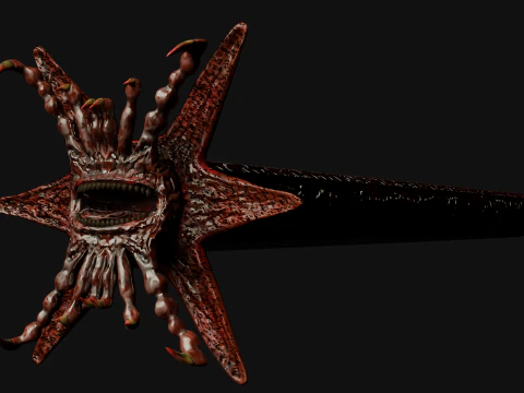 Octalus tentacle 3D Model