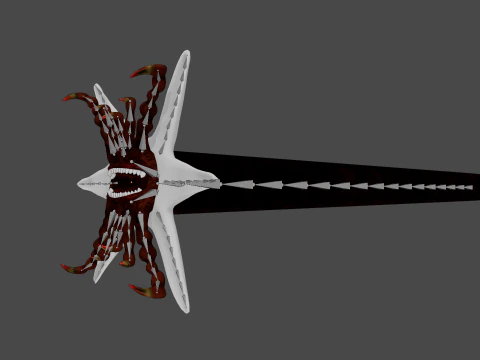 Octalus tentacle 3D Model