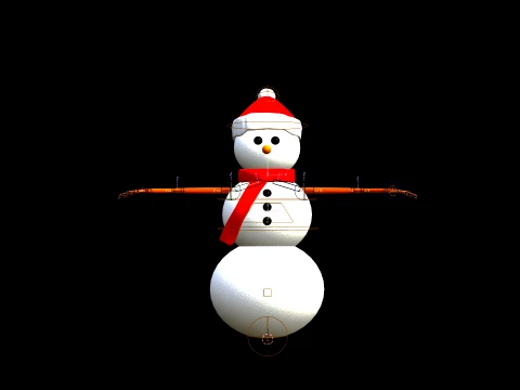 Snowman JFAndAg 3D Model