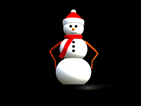 Snowman JFAndAg 3D Model
