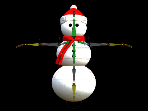 Snowman JFAndAg 3D Model