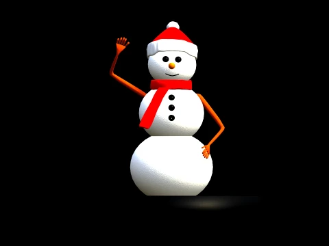 Snowman JFAndAg 3D Model