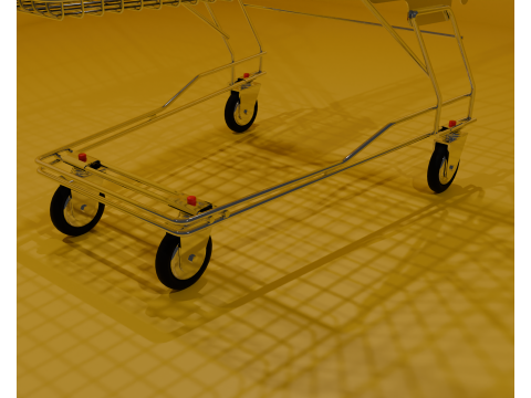 Shopping cart Modello 3D