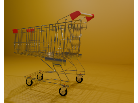 Shopping cart Modello 3D