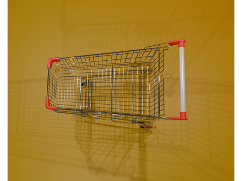 Shopping cart Modello 3D