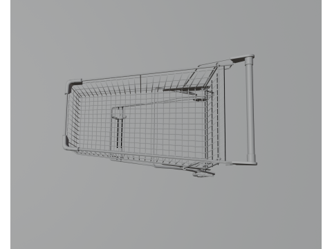 Shopping cart Modello 3D