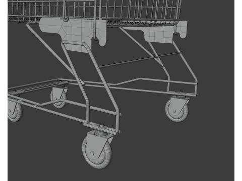 Shopping cart Modello 3D