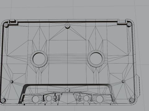 Audio cassette 3D Model
