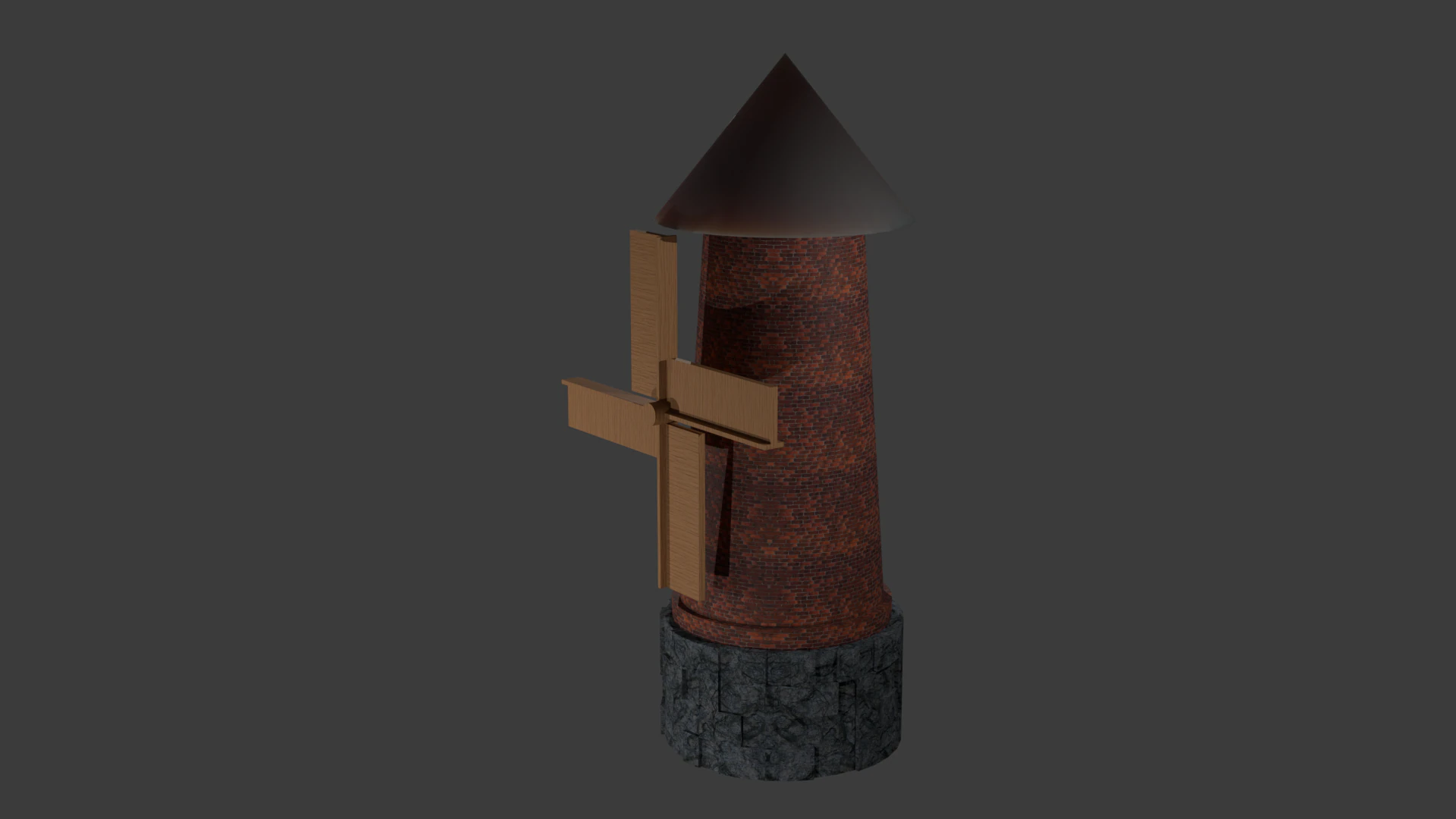 Mill 3D Model .c4d .max .obj .3ds .fbx .stl .blend 