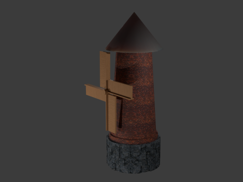 Mill Modelo 3D