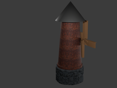 Mill 3D Model