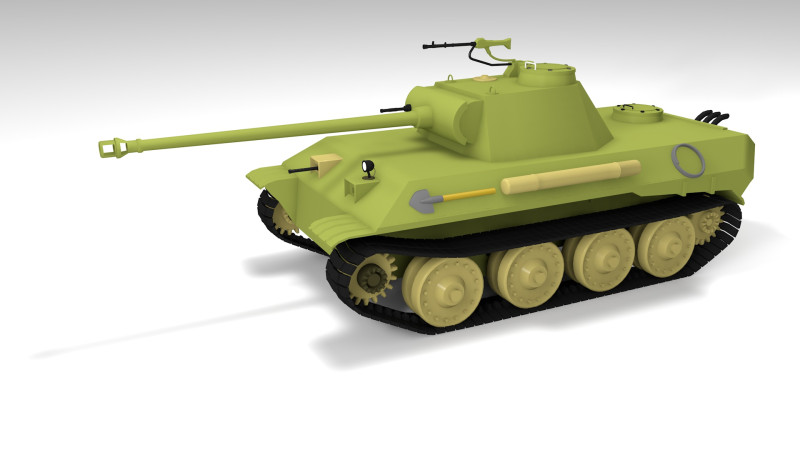 Tank Modello 3D .c4d .max .obj .3ds .fbx .stl .blend 