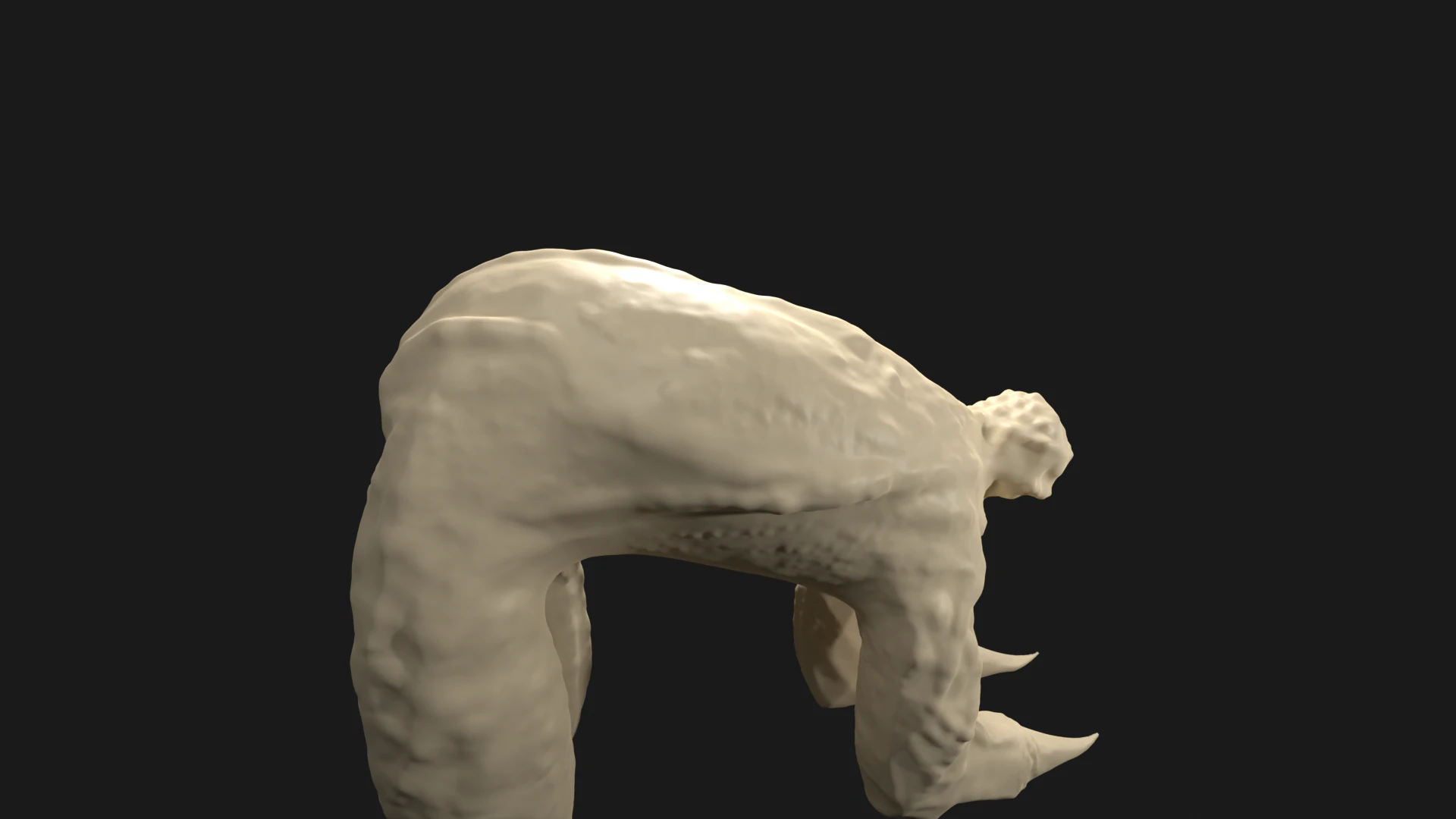 High Poly Mutant BOB 3D Model .c4d .max .obj .3ds .fbx .stl .blend 