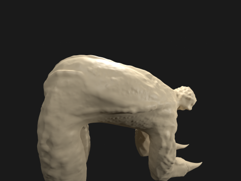 High Poly Mutant BOB 3D Model