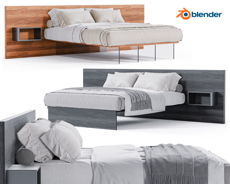 Air Wildwood Lago Bed Modelo 3D .c4d .max .obj .3ds .fbx .stl .blend 
