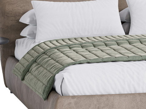 Amadeus Cattelan Italia Bed 3D 模型