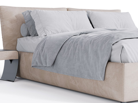 Amadeus Cattelan Italia Bed 3D 模型