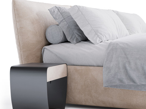 Amadeus Cattelan Italia Bed 3D 模型