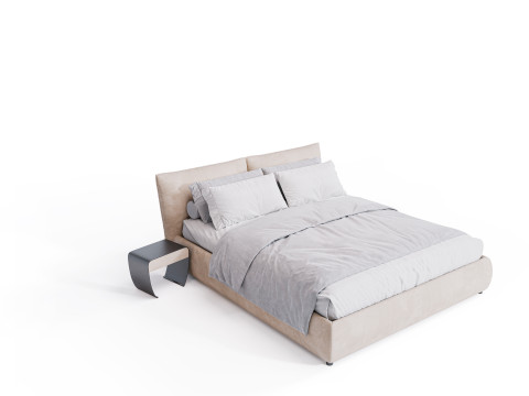 Amadeus Cattelan Italia Bed 3D 模型