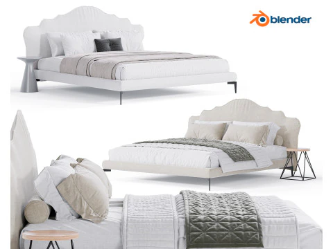 ベル ベッド バイ ディオッティ 3Dモデル