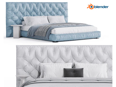 Bonaldo의 풀문 베드 3D 모델