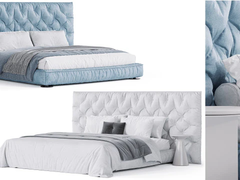 Full Moon Bed by Bonaldo 3D Model