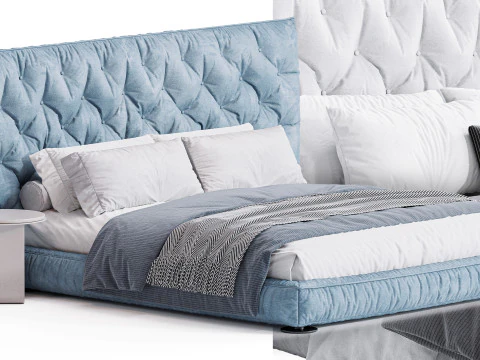 Full Moon Bed by Bonaldo 3D Model