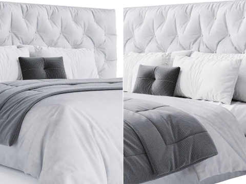 Full Moon Bed by Bonaldo 3D Model